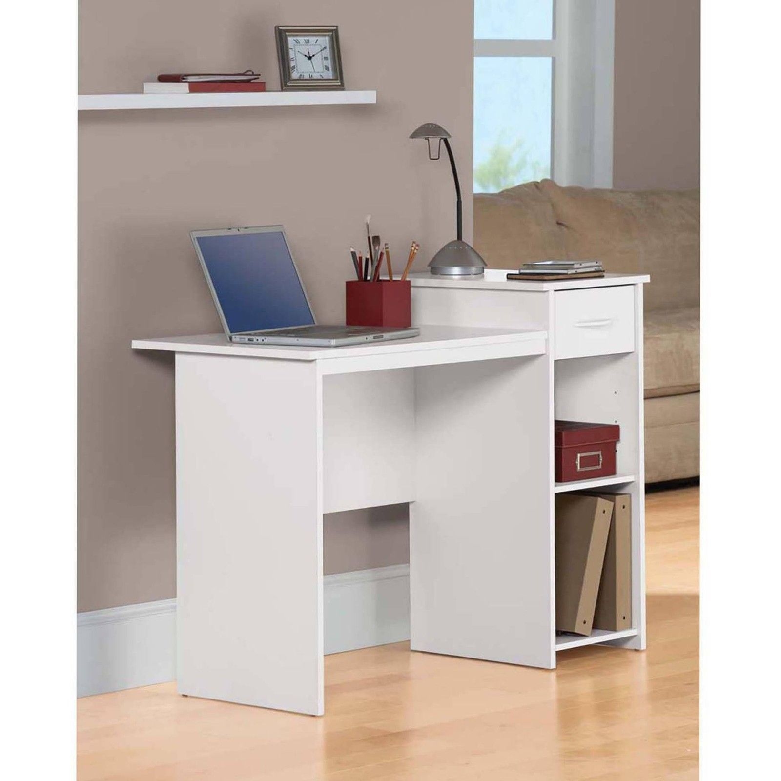 Student Writing Desk Home Office Dorm Computer Laptop Makeup Vanity Picture 1 Of 4