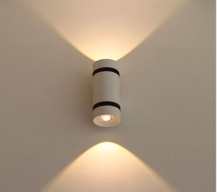 12w Led Indoor Outdoor Wall Sconce Up Down Light Fixture Garage Door Picture 1 Of 4