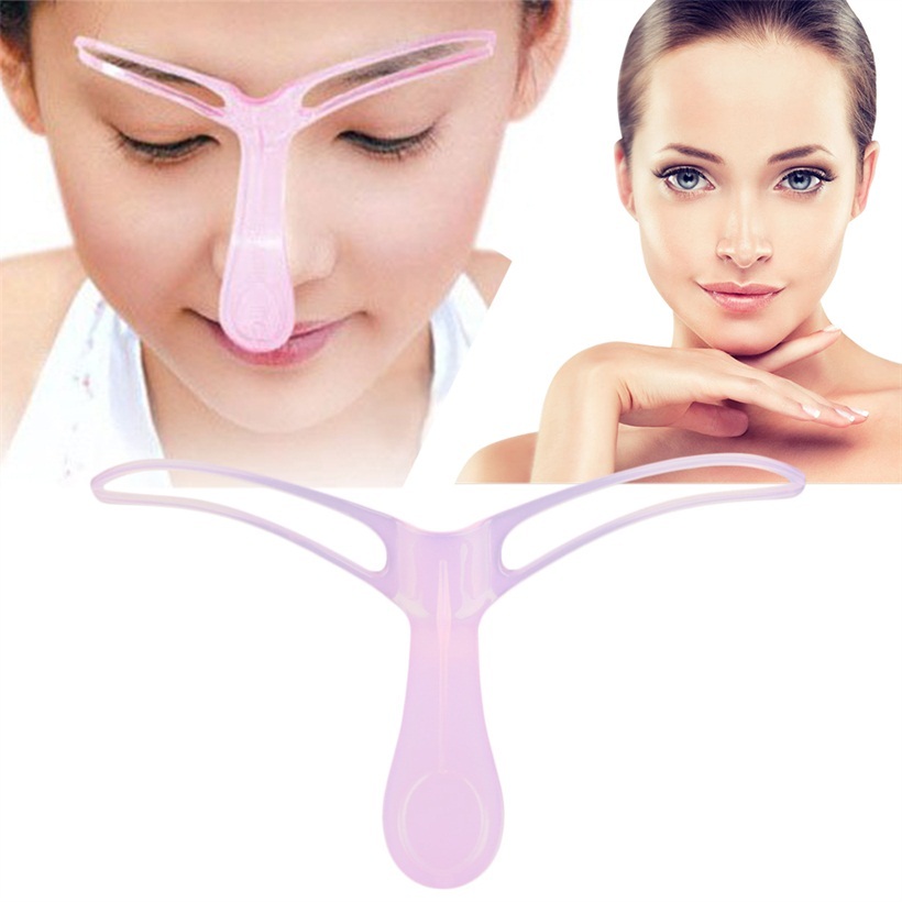 eyebrow grooming stencil kit template makeup shaping shaper diy tool