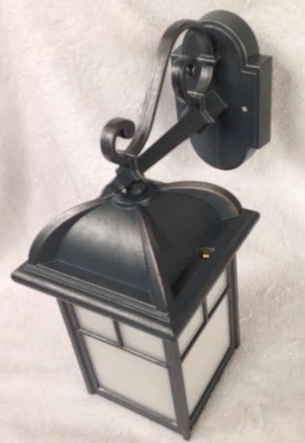 Prairie Style Mission Lodge Arts Crafts Outdoor Wall Light Fixture Prairie Style Mission Lodge Arts Crafts Outdoor Wall Light Fixture Pewter Opal