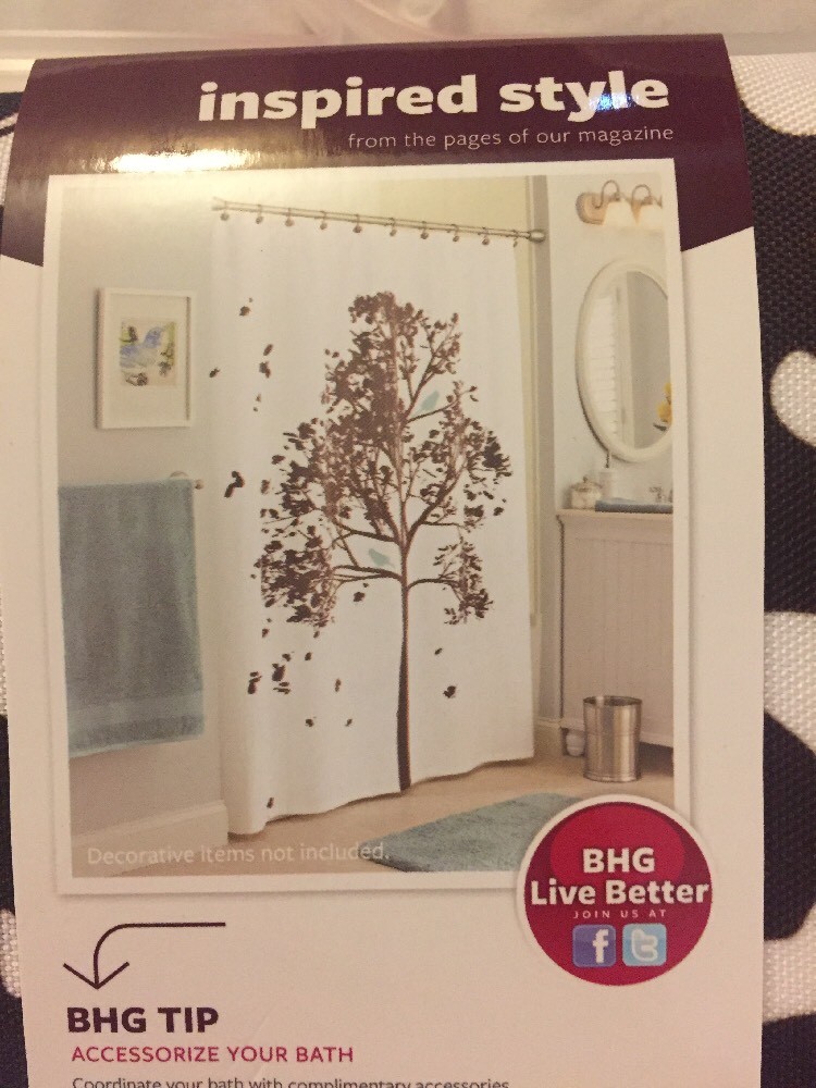 Better Homes And Gardens Farley Tree Fabric Shower Curtain Better Homes And Gardens Farley Tree Fabric Shower Curtain
