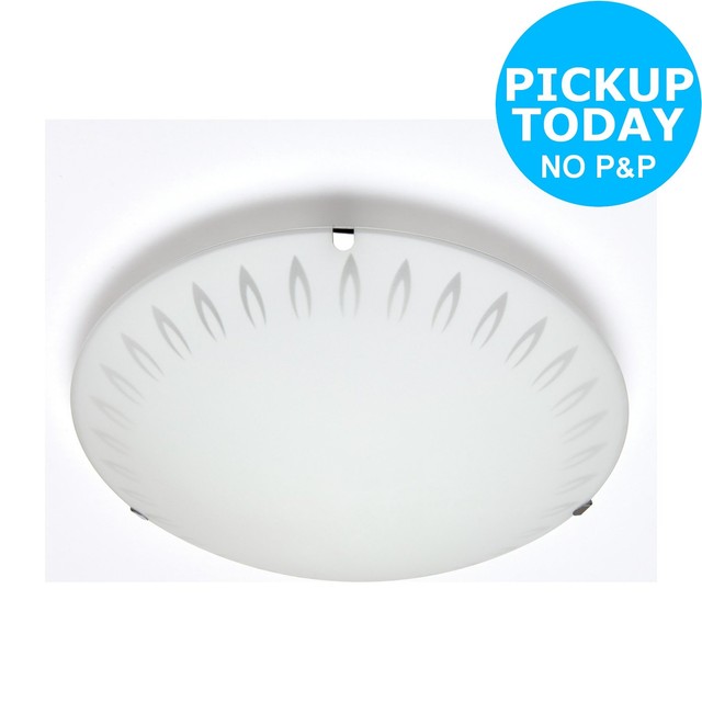 Home Leaf 2 Light Frosted Glass Flush Ceiling Fitting The Official Home Leaf 2 Light Frosted Glass Flush Ceiling Fitting The Official Argos