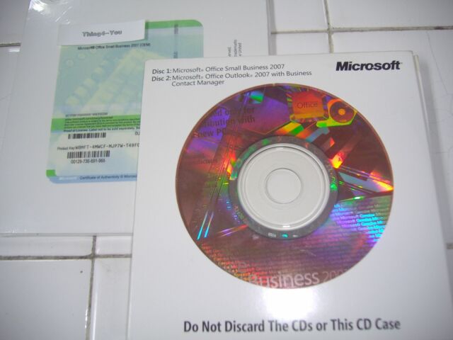 microsoft office 2007 sbe small business edition ebay microsoft office 2007 business