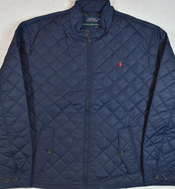 polo ralph quilted barracuda jacket aviator navy tartan plaid 4xlt ebay polo ralph quilted barracuda jacket aviator navy tartan plaid 4xlt ebay