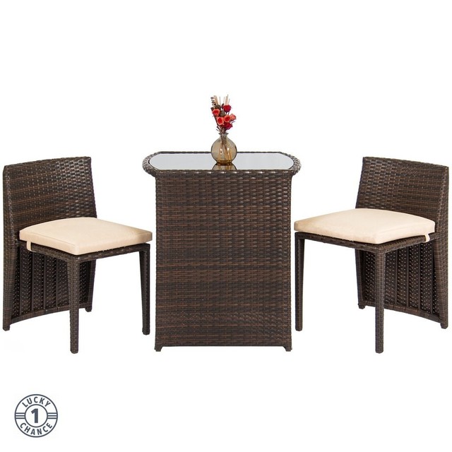 Small Patio Furniture Wicker Table And Chairs Space Saver Bistro Set Small Patio Furniture Wicker Table And Chairs Space Saver Bistro Set Balcony