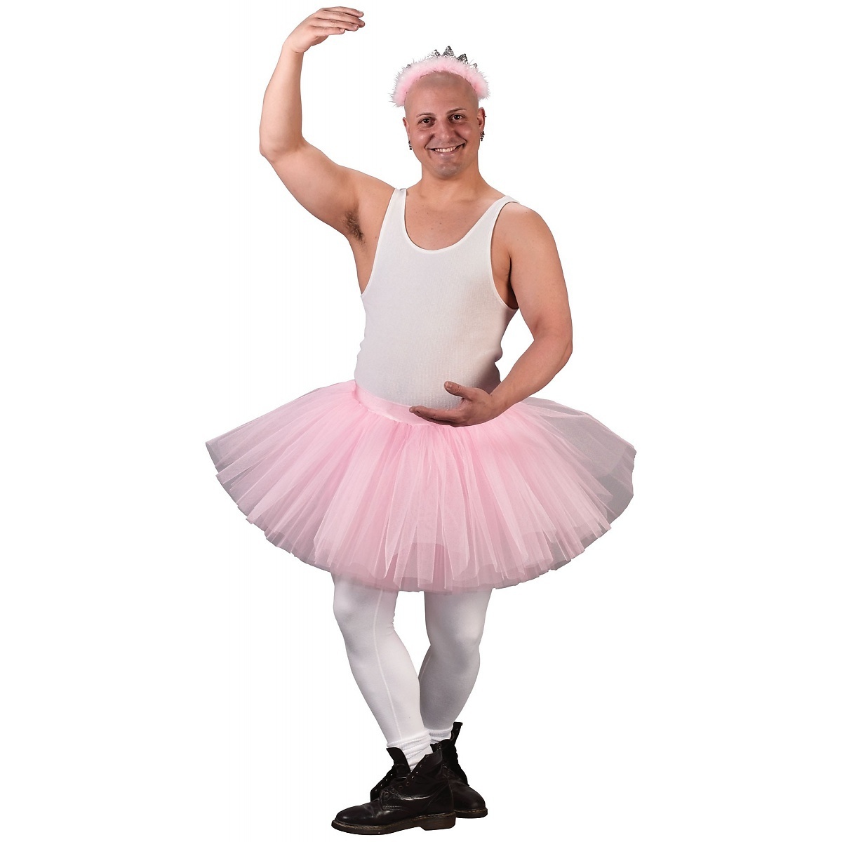 Uncategorized Funny Ballet adult mens grande pink tutu ballerina funny costume dress fw5115 picture 1 of 2