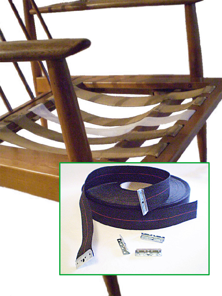 Diy Danish Modern Chair Furniture Webbing Repair Kit Picture 1 Of 7