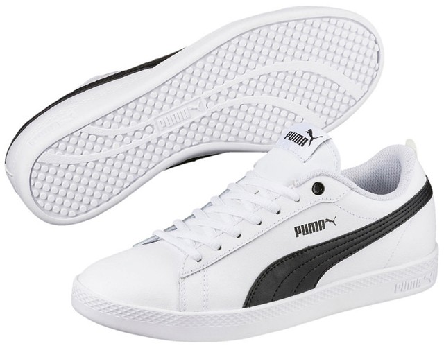 Puma Smash donna sneakers Scarpe da corsa Ginnastica 365208/001 Bianco Nero Puma Smash donna sneakers Scarpe da corsa Ginnastica 365208/001 Bianco Nero