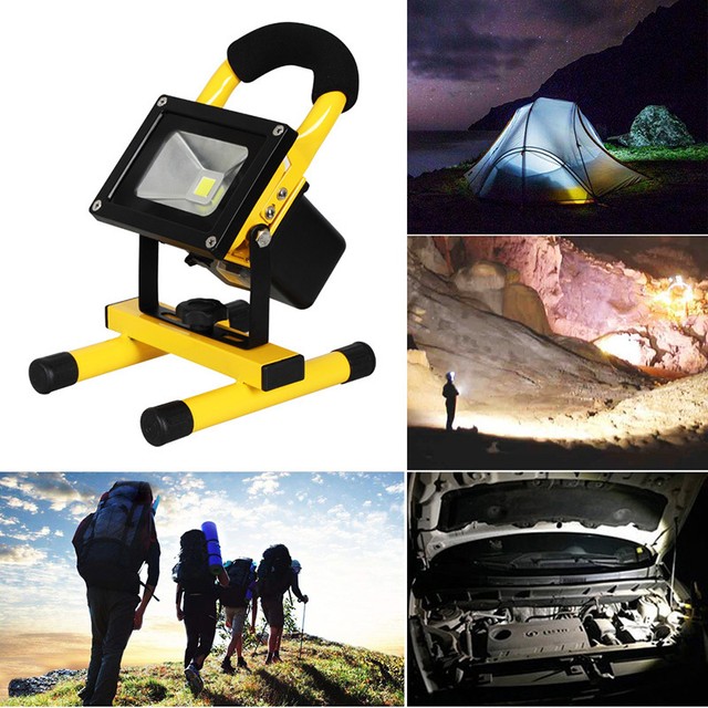 10w Portable Work Light Rechargeable Led Spot Flood Lamp Outdoor 10w Portable Work Light Rechargeable Led Spot Flood Lamp Outdoor Camping Hiking