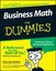 Business Math For Dummies by Mary Jane Sterling (Paperback, 2008)