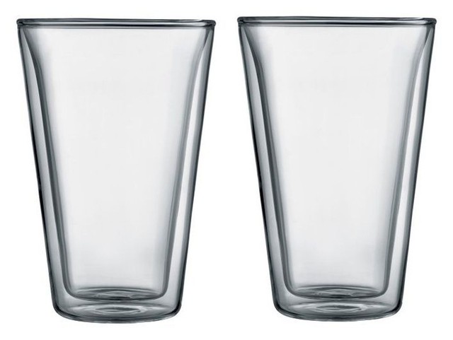 Bodum Canteen 2pc Double Wall Thermo Glasses 400ml Bodum Canteen Double Wall Glasses 2 Piece 400ml