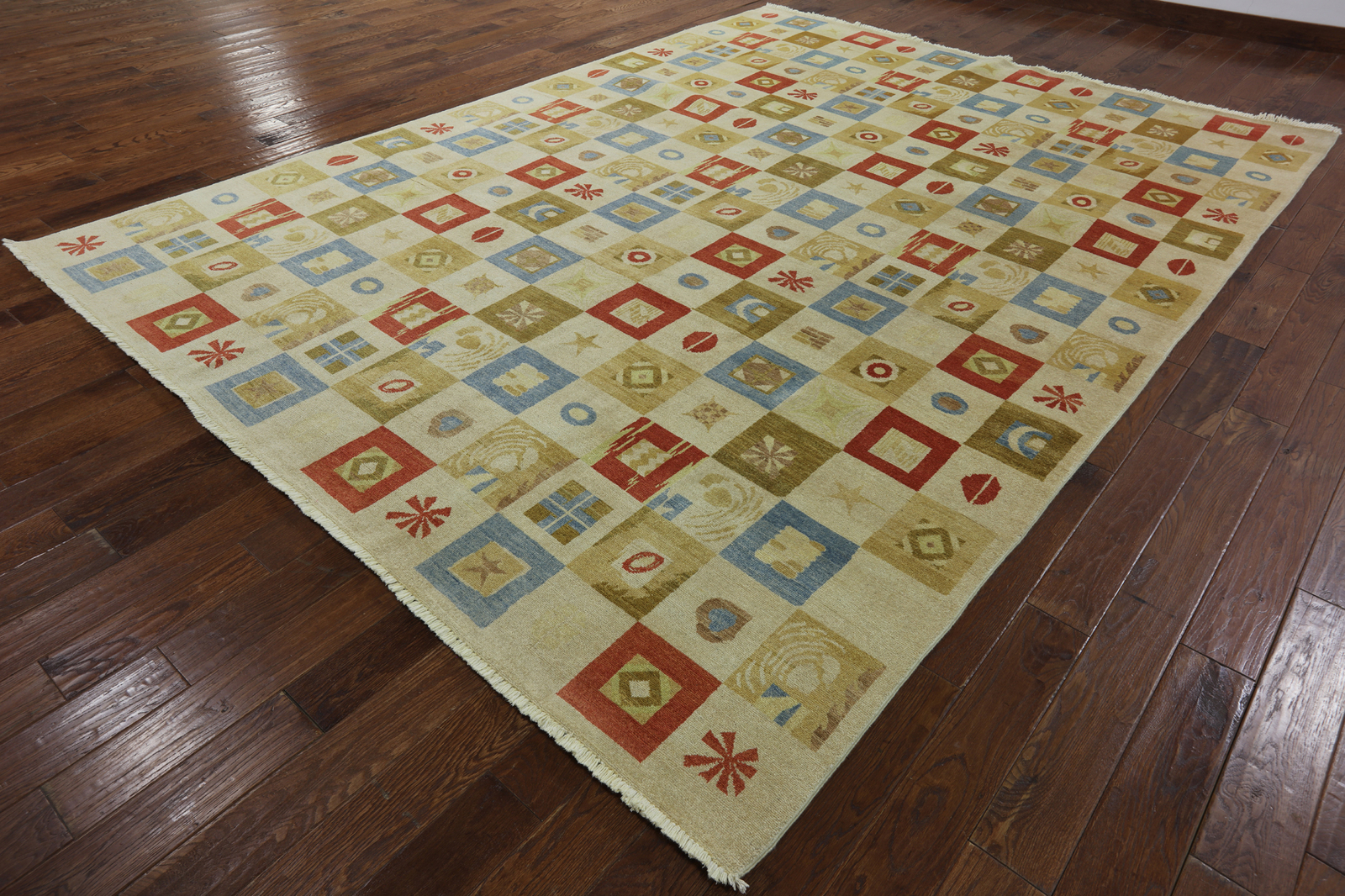 Multicolor 9 X 13 Gabbeh Wool Area Rug H8366 5