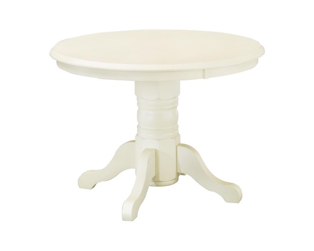 Home Styles Round Pedestal Dining Table Antique White Home Styles 5177 30 Round Pedestal Dining Table Antique White Finish