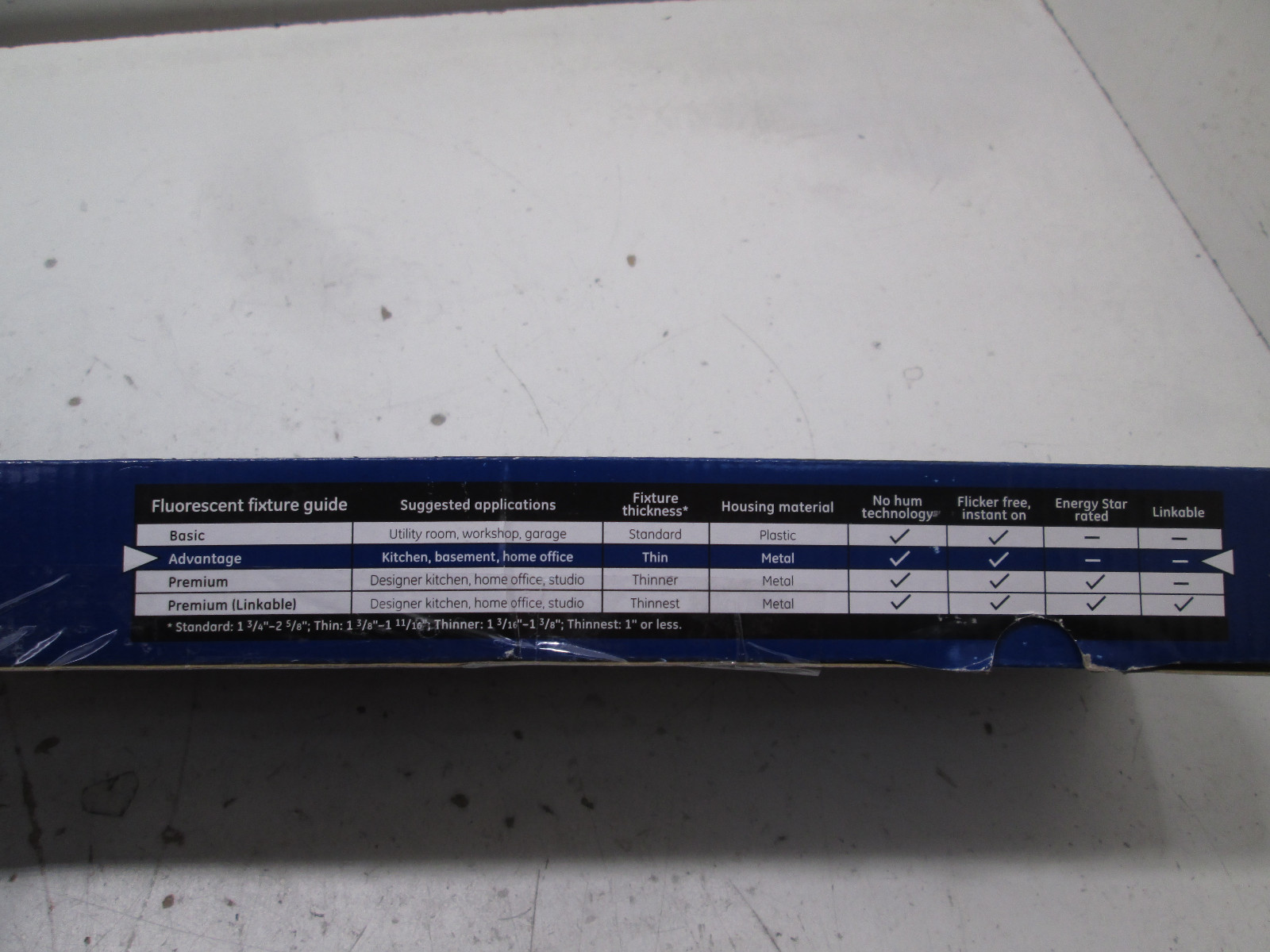 No1 Ge 16547 Advantage Fluorescent Light Fixture Ebay