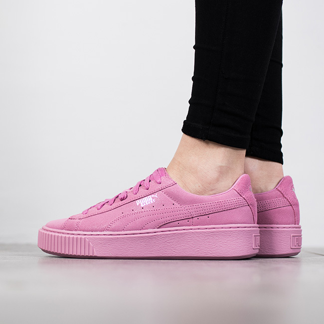 puma basket platform rosa puma basket platform rosa