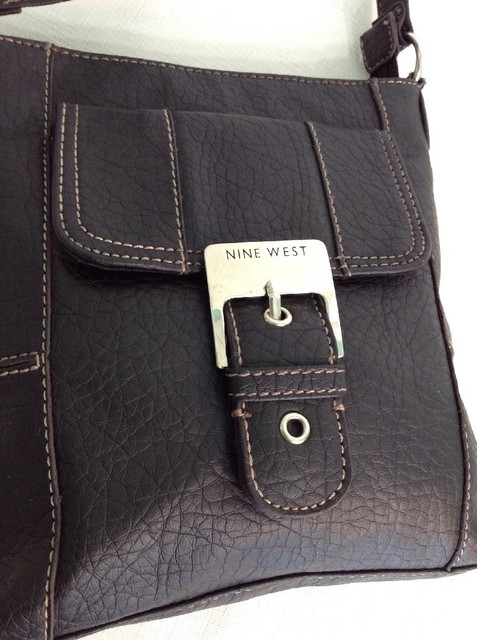 Nine West Black Zipper Purse Cross Body Handbag Ebay