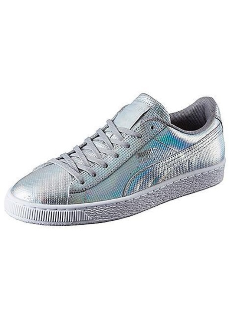 Puma Scarpe da ginnastica donna con cestino argento UK 6.5 EU 40 LN077 CC 10 Puma Scarpe da ginnastica donna con cestino argento UK 6.5 EU 40 LN077 CC 10