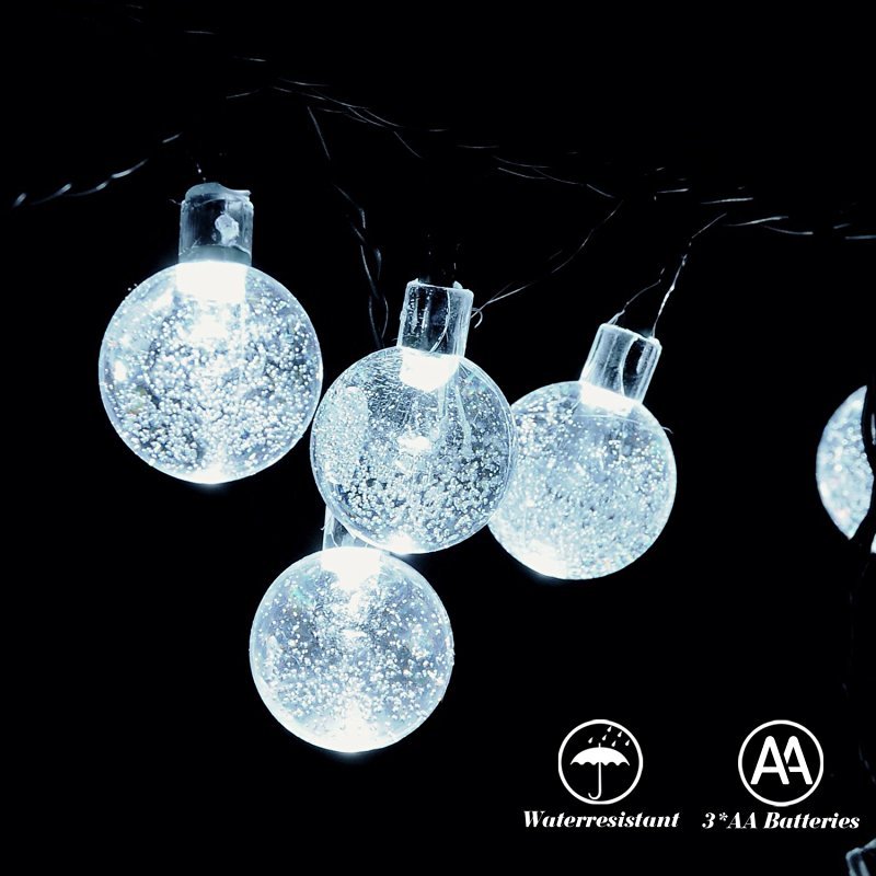 Recesky Battery Operated Crystal Ball String Lights 30 Led 20 8ft Picture 1 Of 5