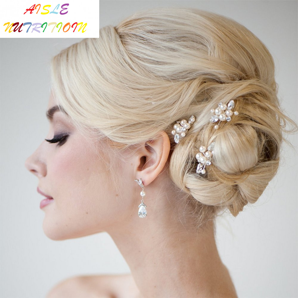 Venusvi Bridal Wedding Hair Pins For Women And S Pack Of 3 Ebay Picture 1 Of 7