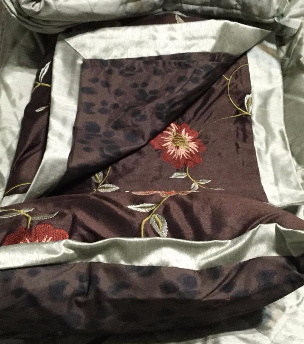 Highgate Manor 9 Piece King Size Comforter Set Sage Brown Fl Picture 1 Of 7