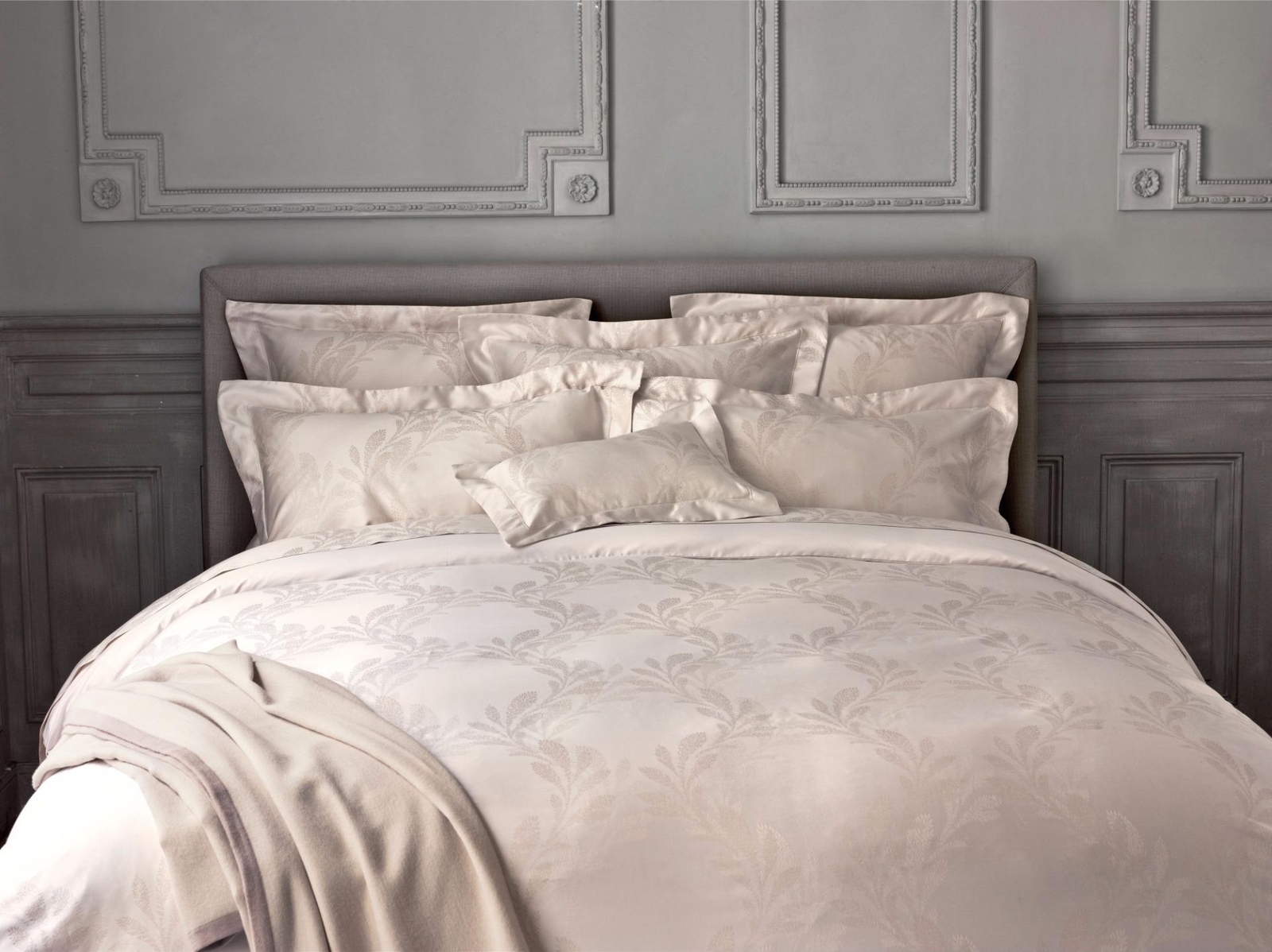 Yves Delorme Visible Natural Cotton Queen Flat Sheet Made In France Picture 1 Of