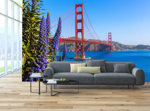 Golden Gate Bridge San Francisco Photo Wallpaper Decor Paper Wall Golden Gate Bridge San Francisco Photo Wallpaper Decor Paper Wall Background
