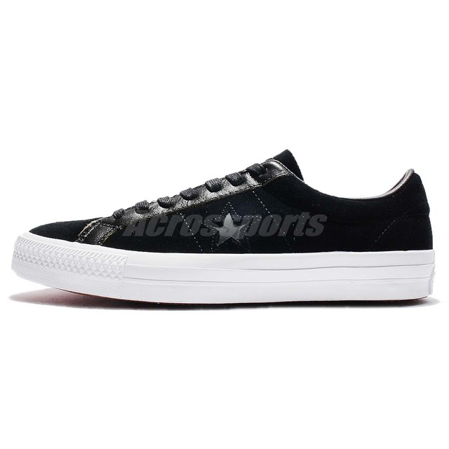 Converse One Star Pro Ruboff Leather Low Top Black Men Classic Shoes 155524C Converse One Star Pro Ruboff Leather Low Top Black Men Classic Shoes 155524C