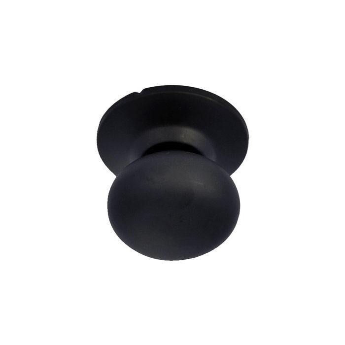 Noe Valley Matte Black Mushroom Dummy Door Knob Handle W/ Hardware ... Noe Valley Matte Black Mushroom Dummy Door Knob Handle W/ Hardware ...