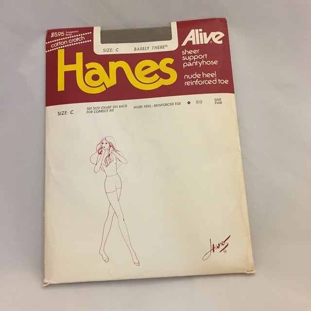 Hanes Alive Sheer Support Hose Size C Barely There Ebay Vintage Hanes Alive Sheer Support Hose Barely There Size C