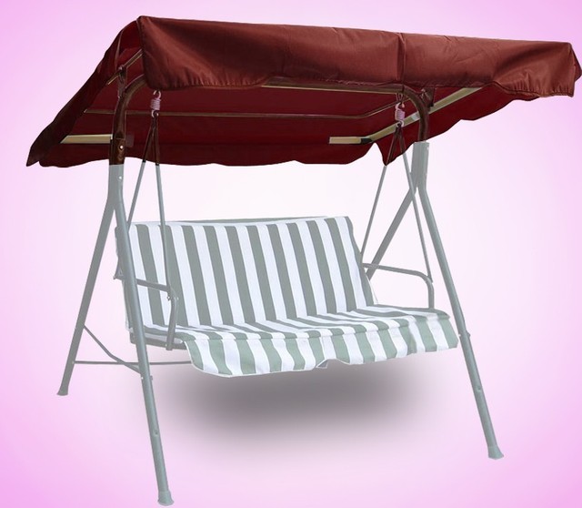 66 X45 Outdoor Swing Canopy Replacement Porch Top Cover Seat Patio 66 X45 Outdoor Swing Canopy Replacement Porch Top Cover Seat Patio Nutmeg Brown