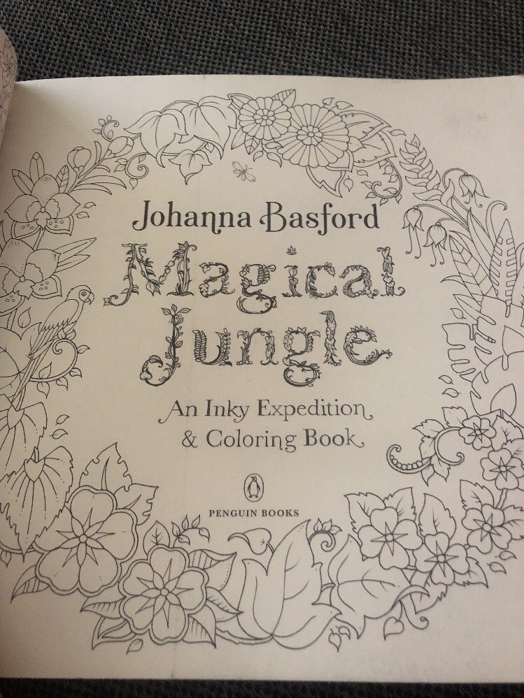 Magical Jungle An Inky Expedition And Coloring Book By Johanna Basford 2016 Paperback