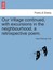NEW Our Village Continued, With Excursions In... BOOK (Paperback / softback)