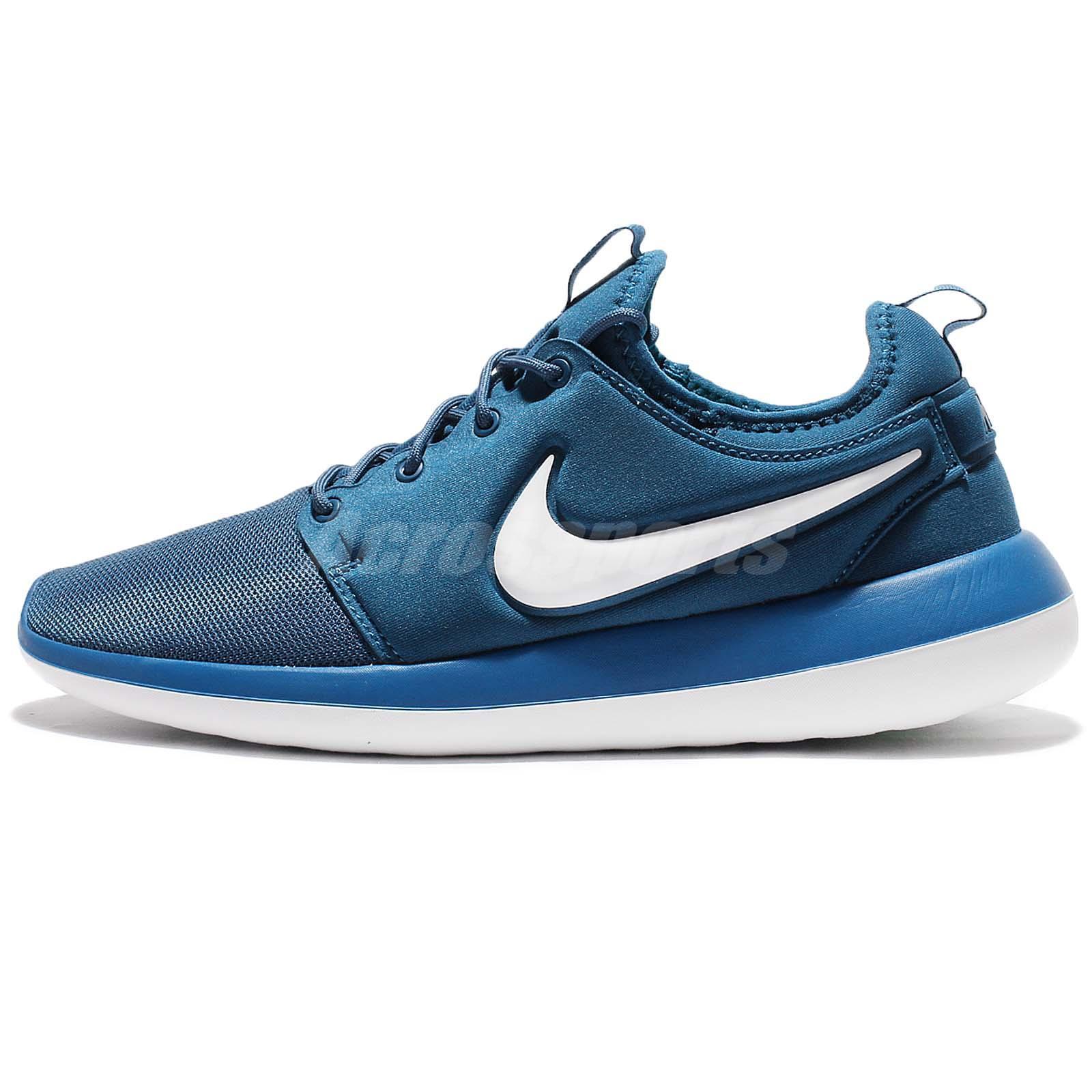 Nike Roshe Two 2 Rosherun Blue White Men Running Shoes Sneakers 844656-402 Nike Roshe Two 2 Rosherun Blue White Men Running Shoes Sneakers 844656-402