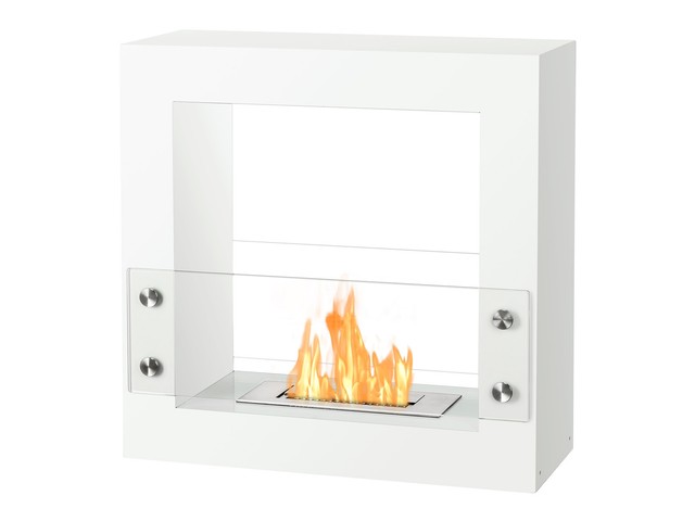 Ignis Ventless Bio Ethanol Fireplace Tectum Mini White Ebay Tectum Mini White Ignis Ventless Freestanding Bio Ethanol Fireplace