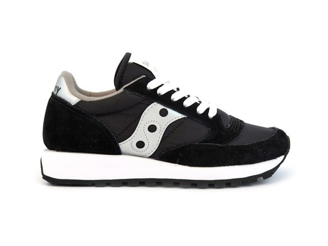 SAUCONY JAZZ ORIGINAL SNEAKERS MODA DONNA RAGAZZO 1044 BLACK SILVER NERO WHITE SAUCONY JAZZ ORIGINAL SNEAKERS MODA DONNA RAGAZZO 1044 BLACK SILVER NERO WHITE