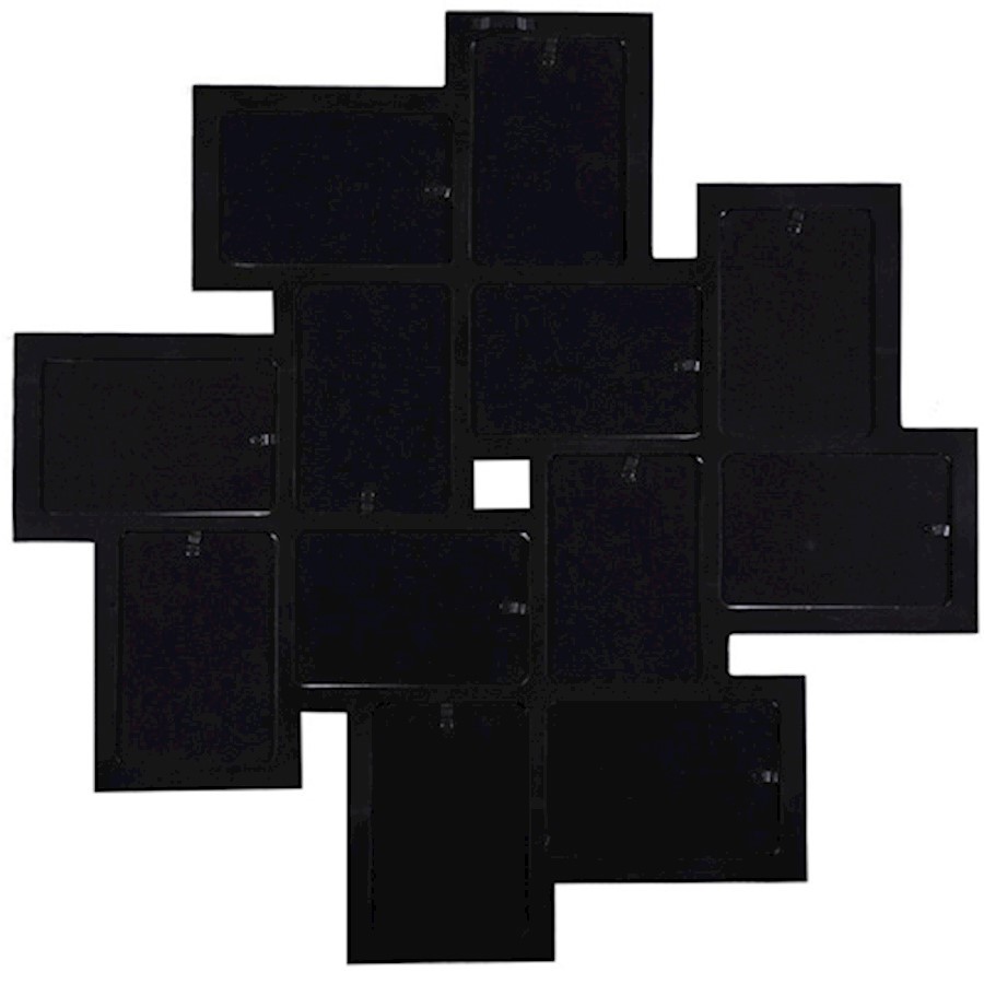 Adeco Pf0206 Decorative Black Wood Wall Hanging Collage Picture Adeco Pf0206 Decorative Black Wood Wall Hanging Collage Picture Photo Frame 12 Openings