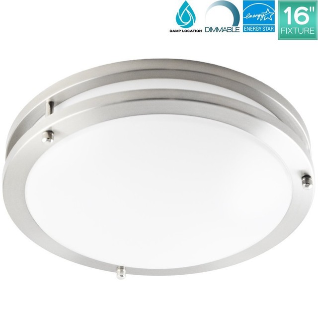 Luxrite 16 Inch Led Flush Mount Ceiling Light 26w 5000k Bright White Luxrite 16 Inch Led Flush Mount Ceiling Light 26w 5000k Bright White 1960