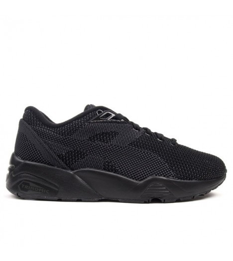 Puma R698 lavorato a maglia TUTTO NERO NERO TRINOMIC Puma R698 lavorato a maglia TUTTO NERO NERO TRINOMIC