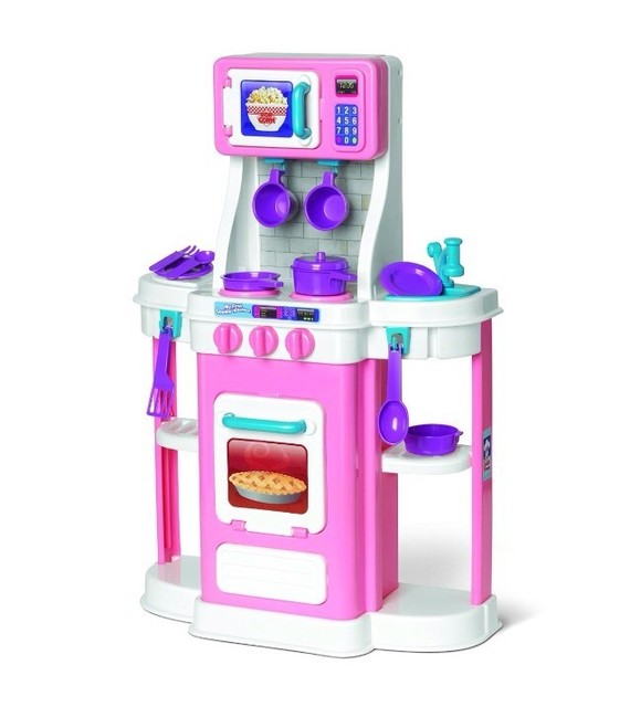 Amloid 1850 My First Cookin Kitchen Pink Ebay New Amloid My First Cooking Kitchen Set In Open Box