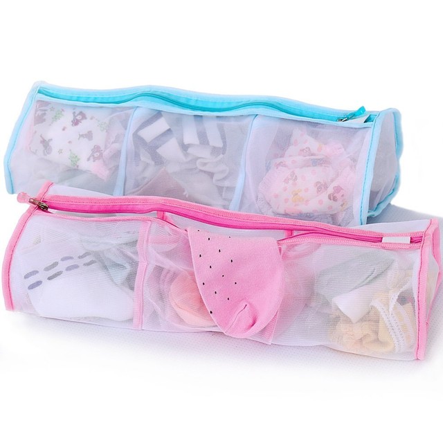 2 Laundry Net Mesh Wash Washing Bag For Bra Underwear Delicate 2 Laundry Net Mesh Wash Washing Bag For Bra Underwear Delicate Socks