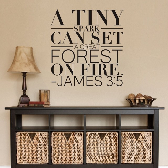 Inspiration Wall Decal James 3 5 A Tiny Spark E Removable Inspiration Wall Decal James 3 5 A Tiny Spark E Removable Vinyl Decor