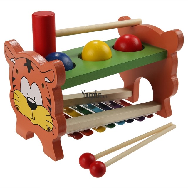 Kids Wooden Toys Pound Tap Bench With Slide Out Xylophone Piano Hyfg Kids Wooden Toys Pound Tap Bench With Slide Out Xylophone Piano Hyfg