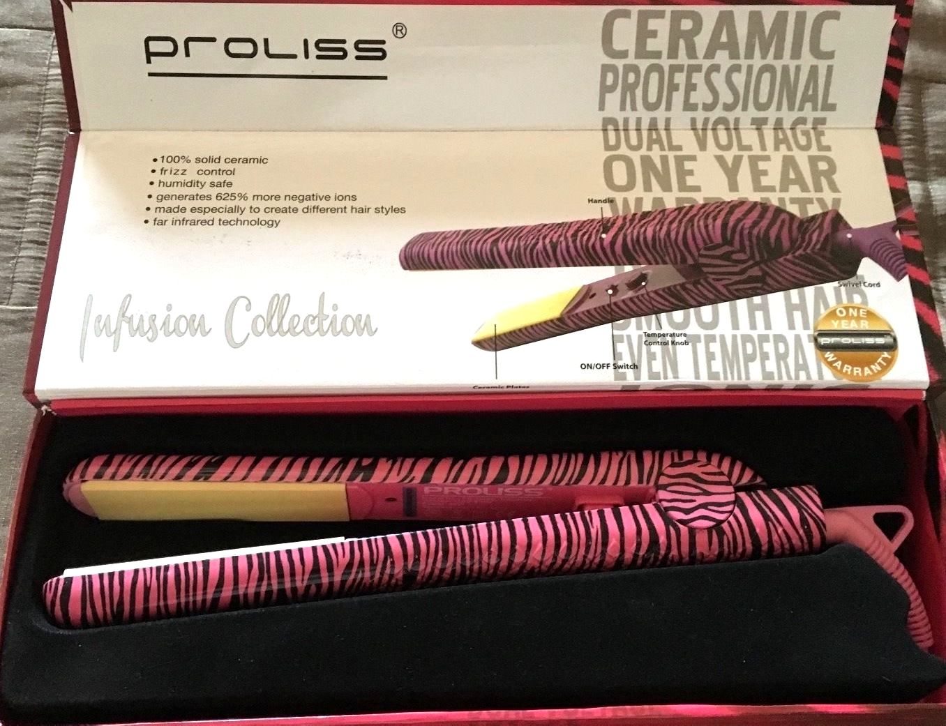 Proliss 1 4 Ceramic Ionic Professional Straightener Infusion Picture 1 Of 3