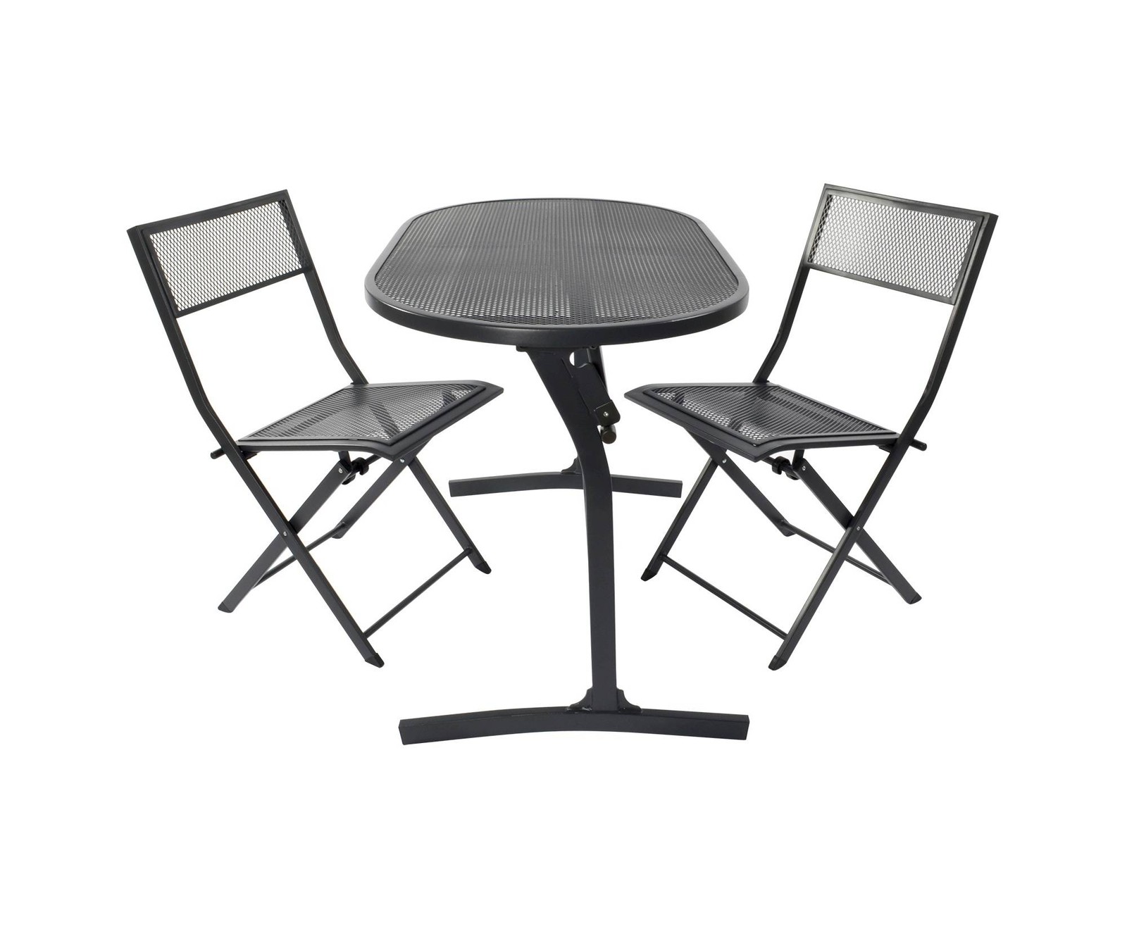 Threshold 3pc Folding Balcony Patio Dining Set Wipe Clean With Damp Picture 1 Of 12