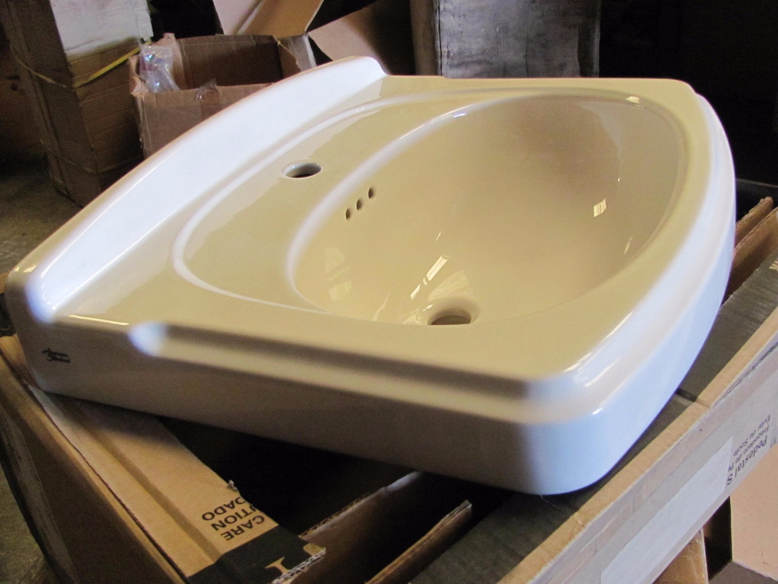 American Standard 0555 001 020 Portsmouth Pedestal Sink White 1