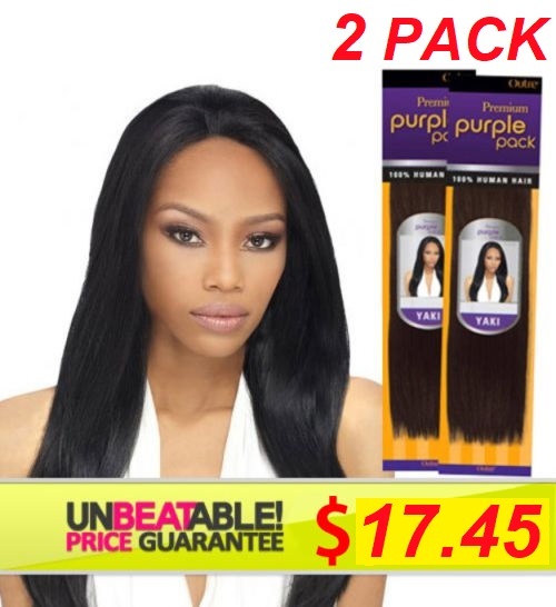 Outre Purple Pack 155 Human Hair Weave 155s 15b | eBay