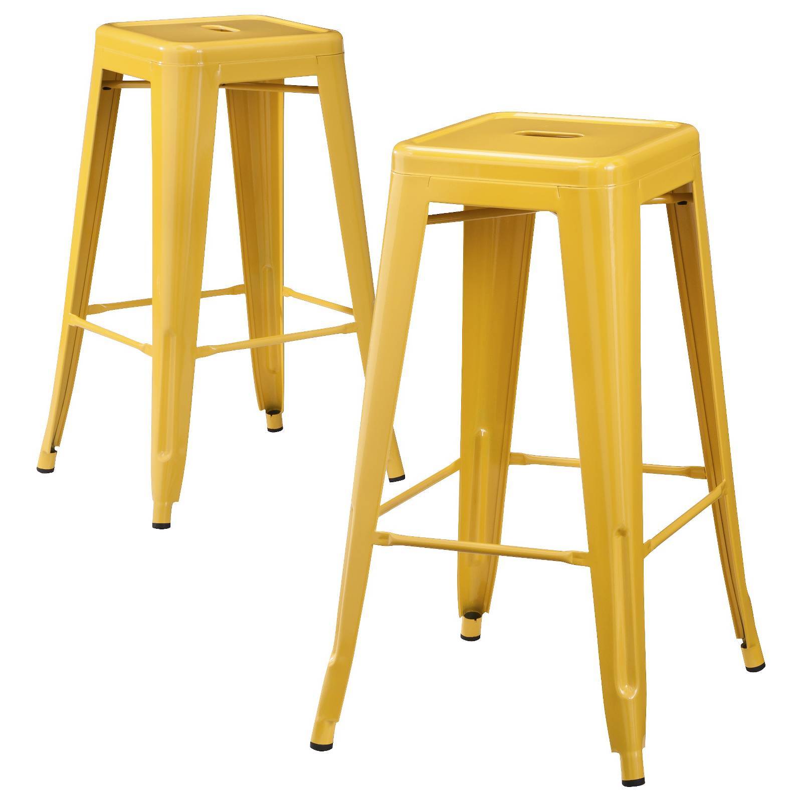 Barstool Carlisle Metal Bar Stool Yellow Set Of 2 Ebay Picture 1 Of 2