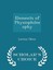 NEW Elements of Physiophilosophy - Scholar's Choice Edition by Lorenz Oken