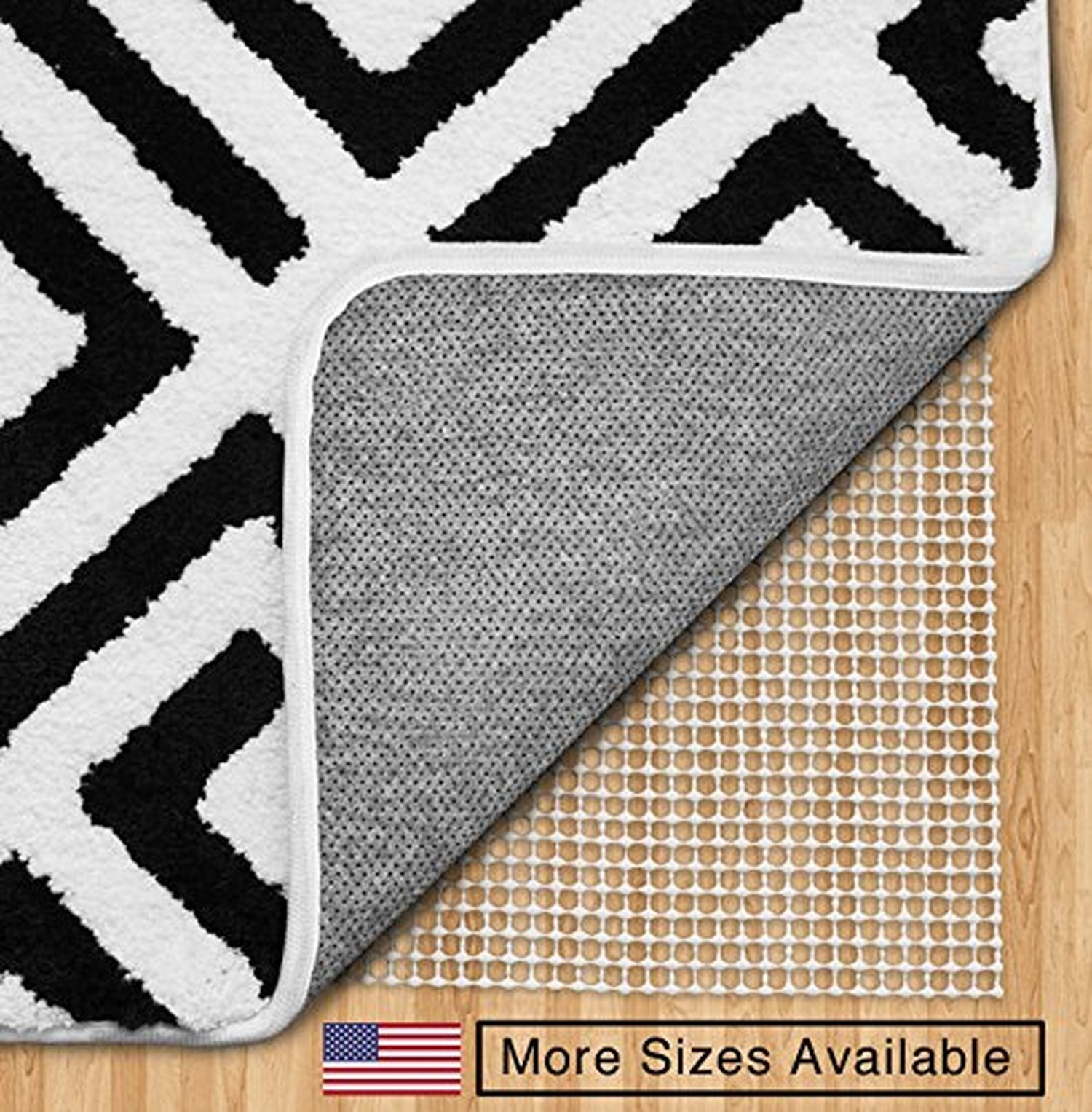 Gorilla Grip Non Slip Washable Area Rug Pad Mattress Gripper Hard Picture 1 Of 6