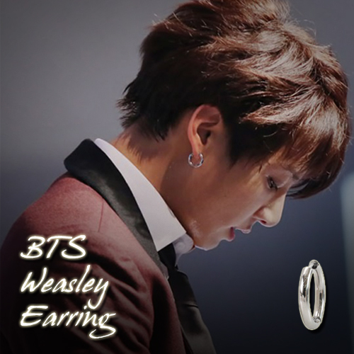 Bts Weasley One Touch Earrings Kpop Style Made In Korea Hot Item Bts Weasley One Touch Earrings Kpop Style Made In Korea Hot Item 1pair